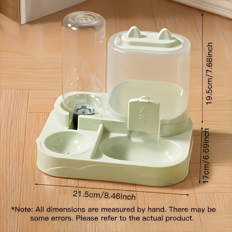 2-in-1 Automatic Gravity Feeder & Water Dispenser