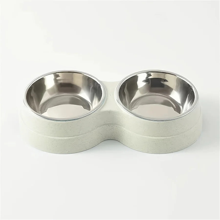 Stainless Steel Double Pet Bowl
