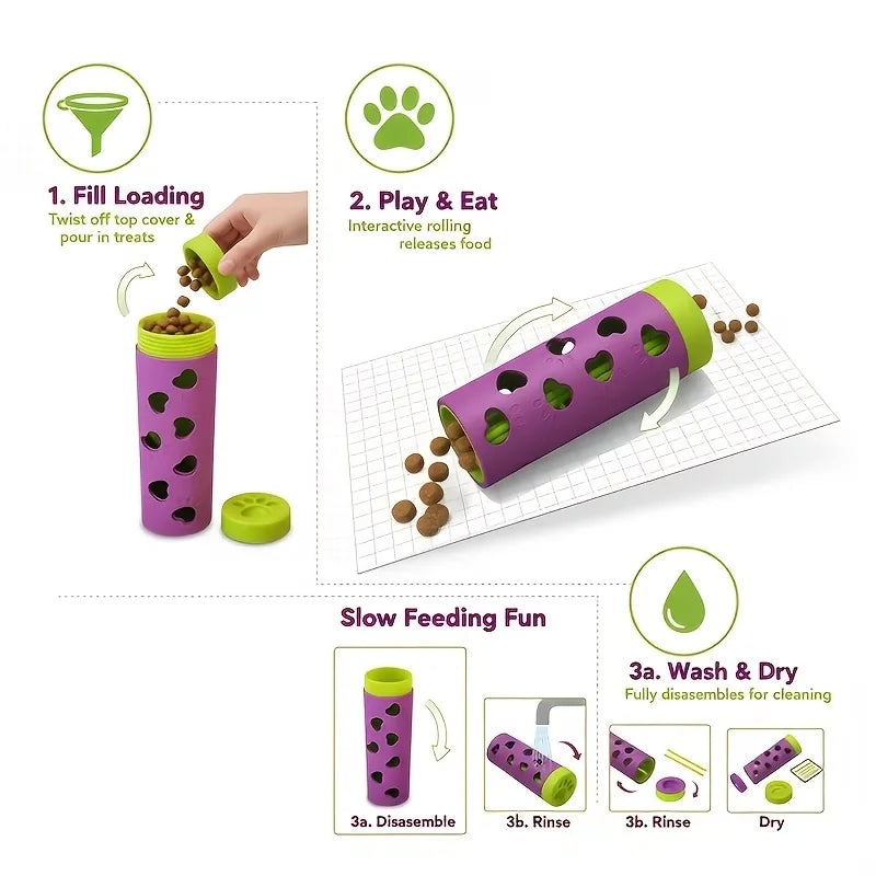 Interactive Slow Feeder & Treat Dispenser