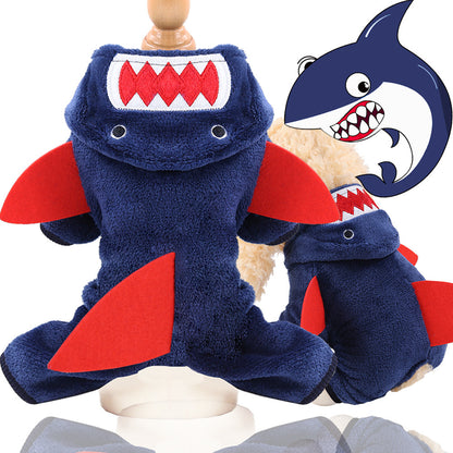 Cute Four-Legged Winter Pet Outfit