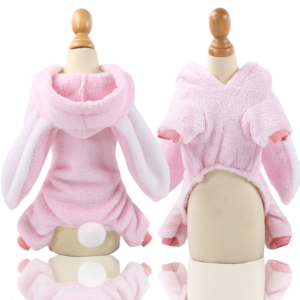 Cute Four-Legged Winter Pet Outfit