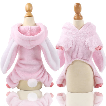 Cute Four-Legged Winter Pet Outfit