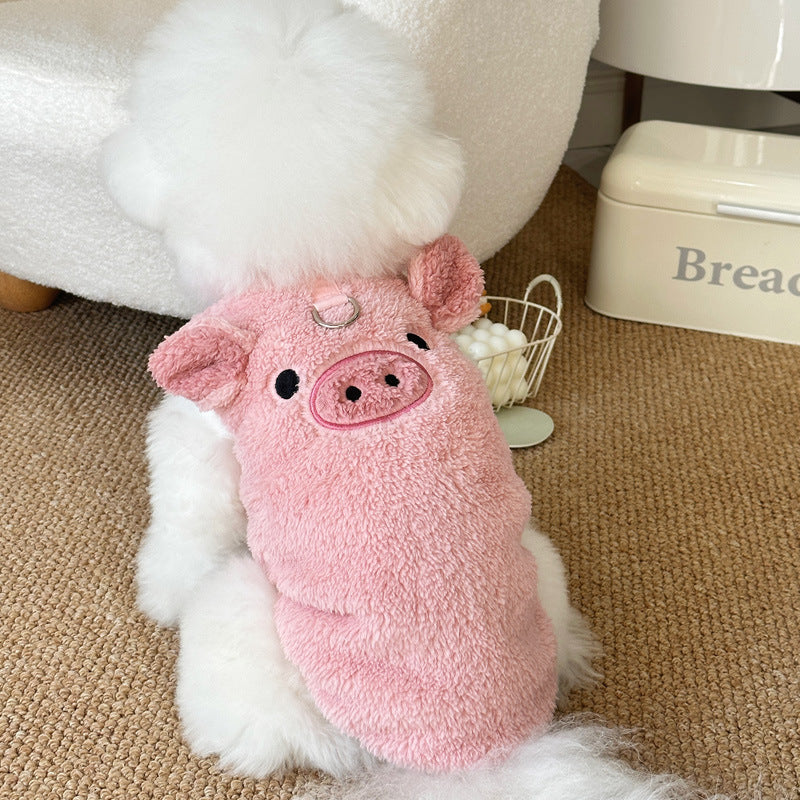 Fleece-Lined Warm Pet Vest