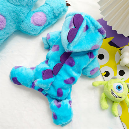 Cute Four-Legged Winter Pet Outfit