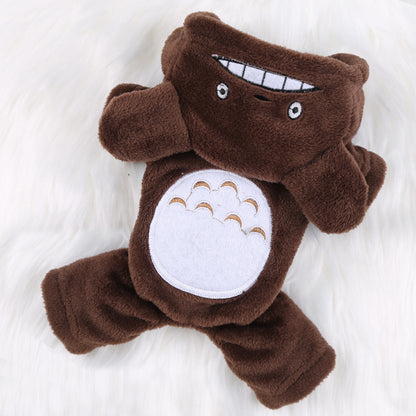 Cute Four-Legged Winter Pet Outfit