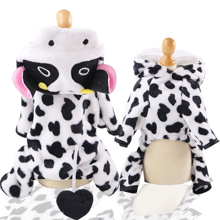 Cute Four-Legged Winter Pet Outfit