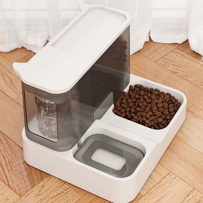 2-in-1 Automatic Cat Feeder & Water Dispenser