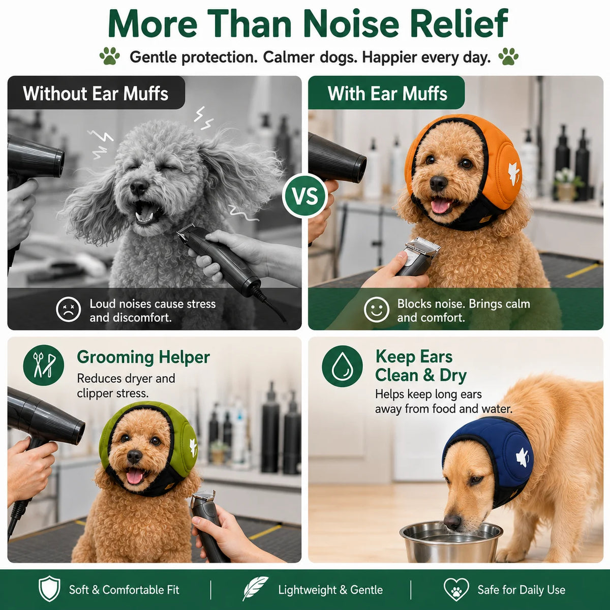 Dog Ear Muffs Noise Reduction