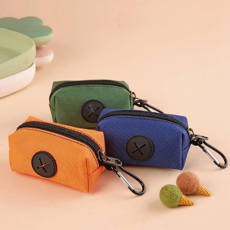 Canvas Dog Poop Bag Holder