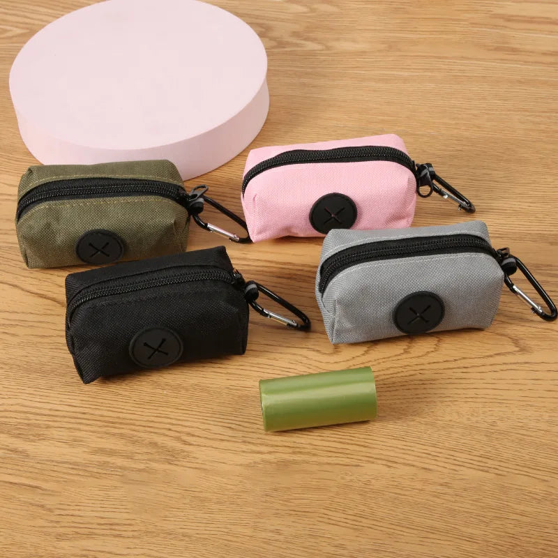 Canvas Dog Poop Bag Holder