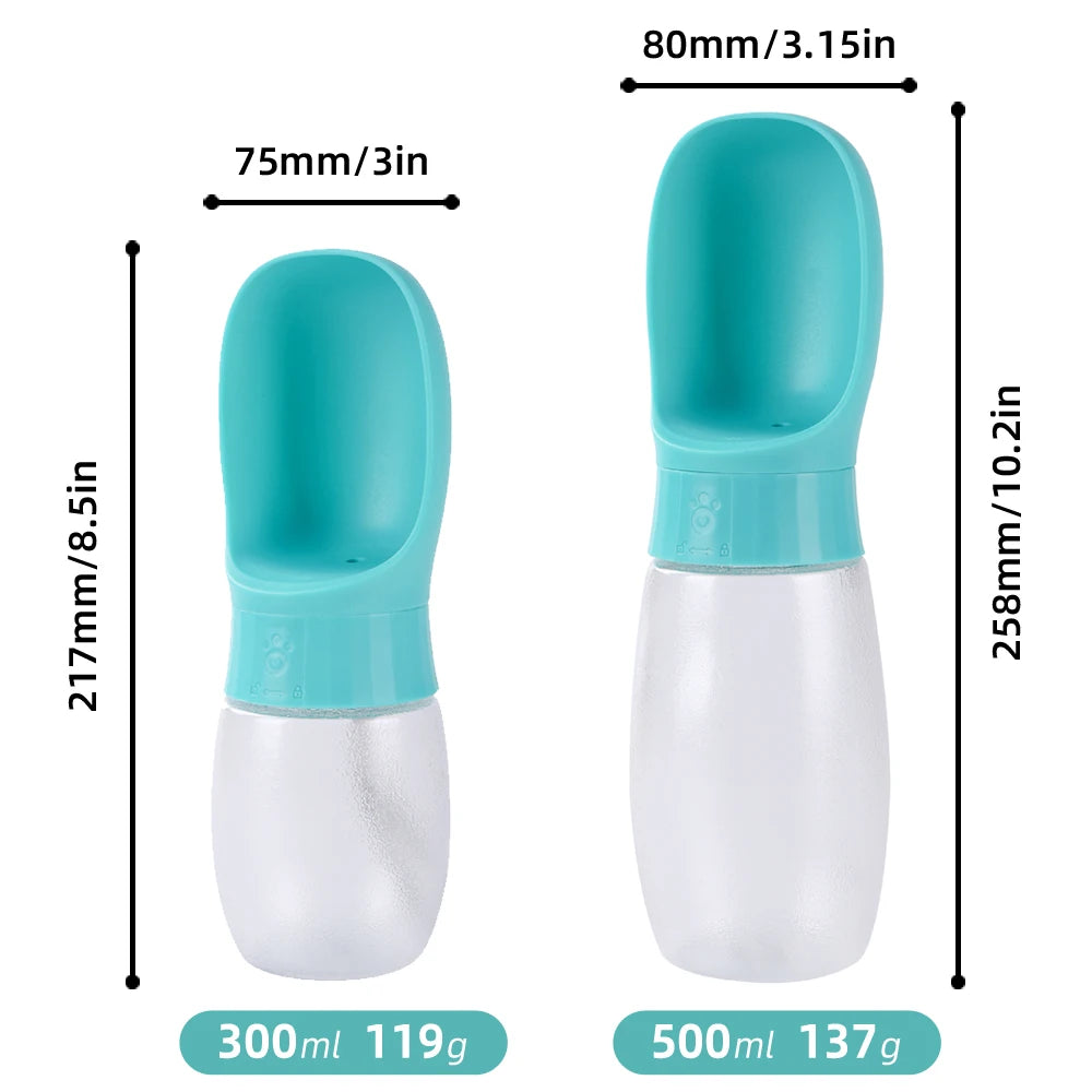 Portable Dog Water Bottle & Drinking Bowl