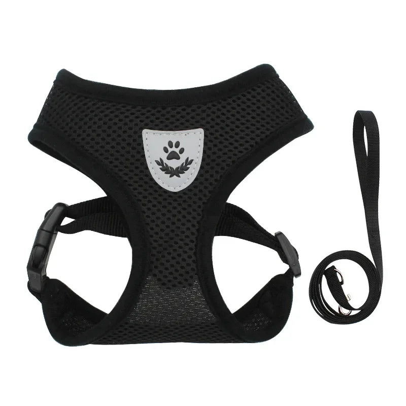 Breathable Reflective Harness & Leash Set