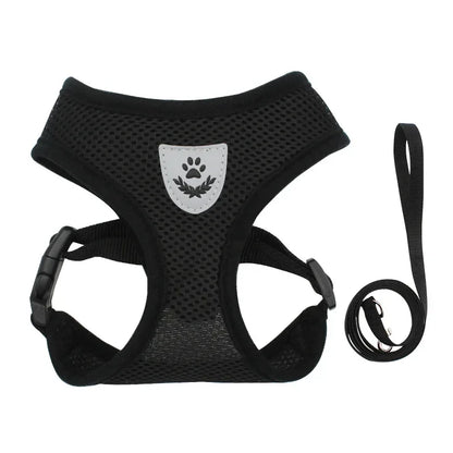 Breathable Reflective Harness & Leash Set