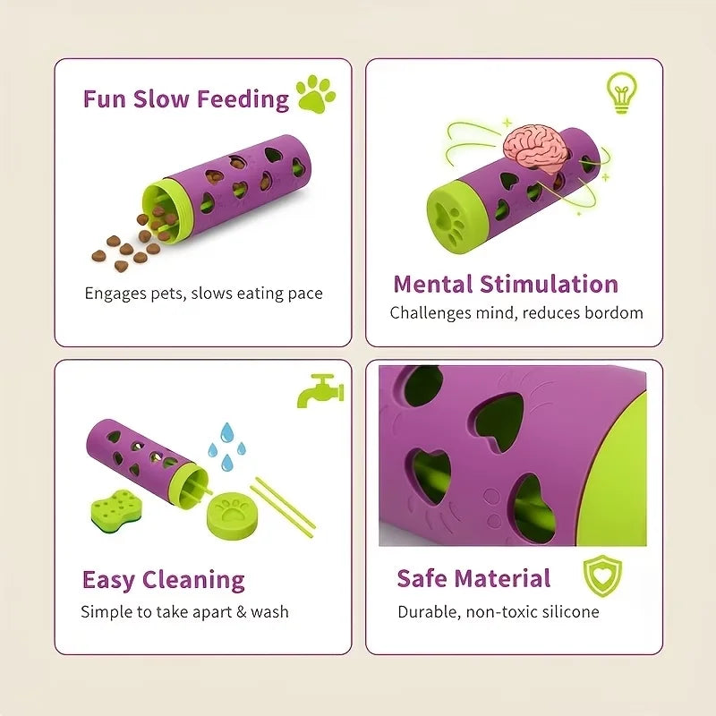 Interactive Slow Feeder & Treat Dispenser
