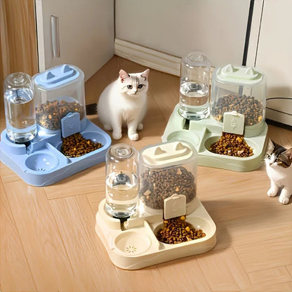 2-in-1 Automatic Gravity Feeder & Water Dispenser