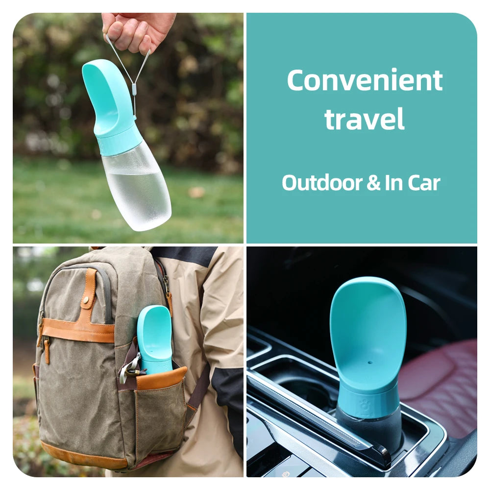 Portable Dog Water Bottle & Drinking Bowl