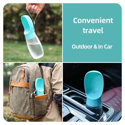 Portable Dog Water Bottle & Drinking Bowl