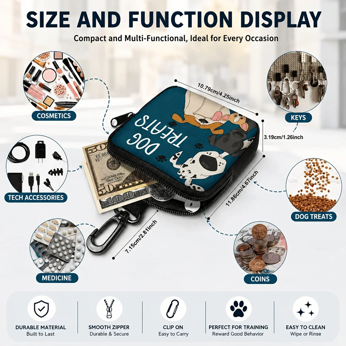 Portable Dog Training Treat Bag