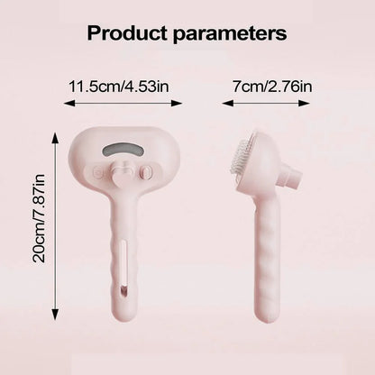 Luxury Steam Spray Pet Grooming Comb