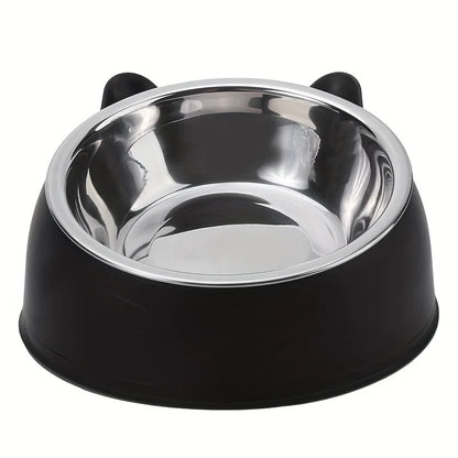Elevated Inclined Cat Food & Water Bowl