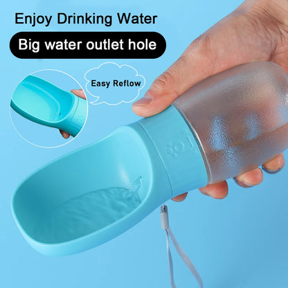 Portable Dog Water Bottle & Drinking Bowl