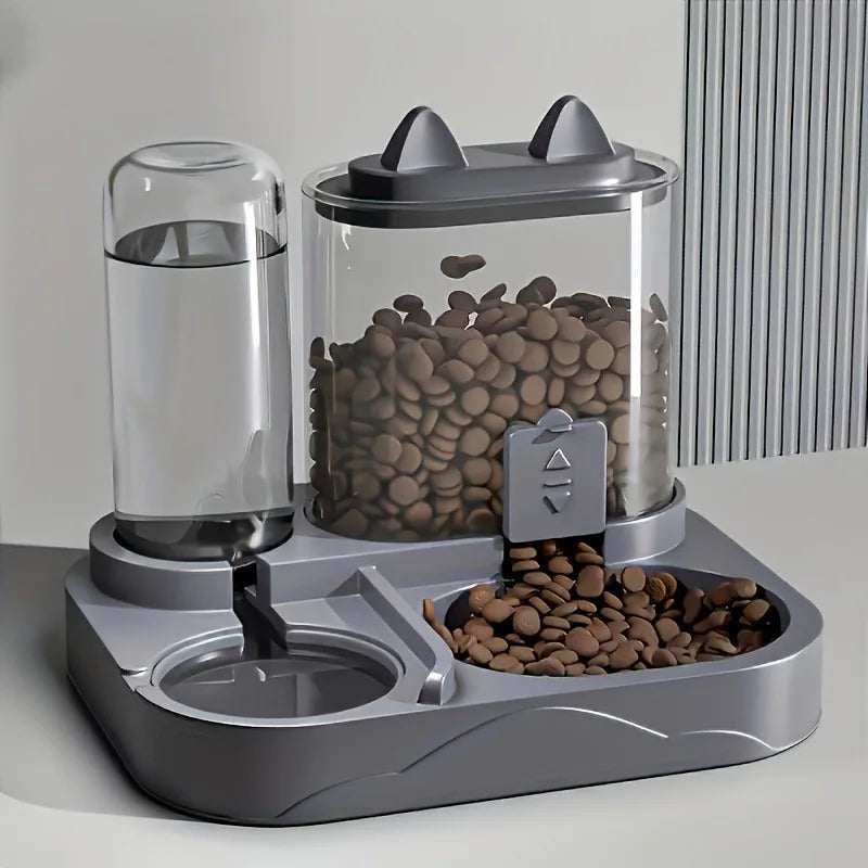 2-in-1 Automatic Gravity Feeder & Water Dispenser