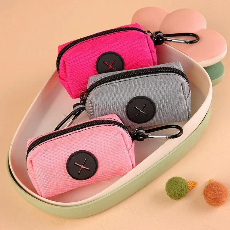 Canvas Dog Poop Bag Holder
