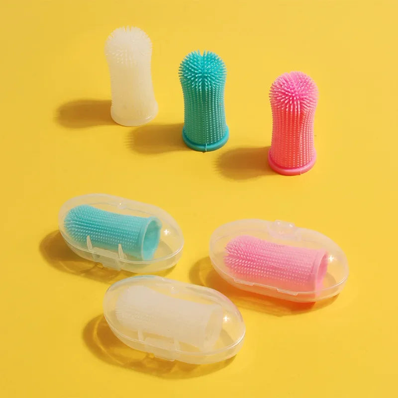 Pet Finger Toothbrush – 360° Dental Cleaning