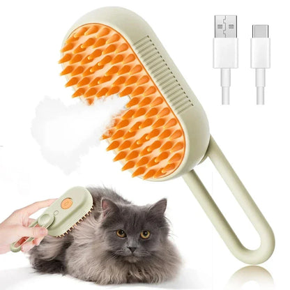 Luxury Steam Spray Pet Grooming Comb