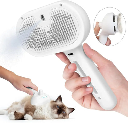Luxury Steam Spray Pet Grooming Comb