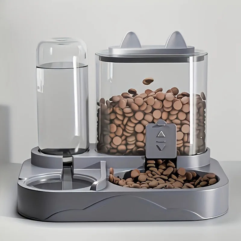 2-in-1 Automatic Gravity Feeder & Water Dispenser
