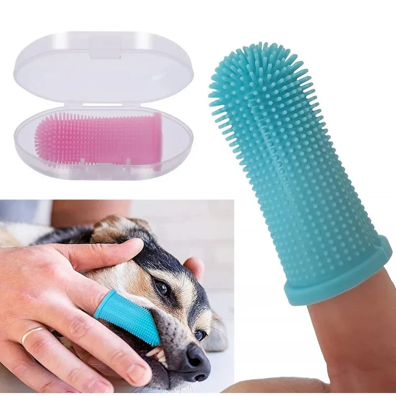 Pet Finger Toothbrush – 360° Dental Cleaning