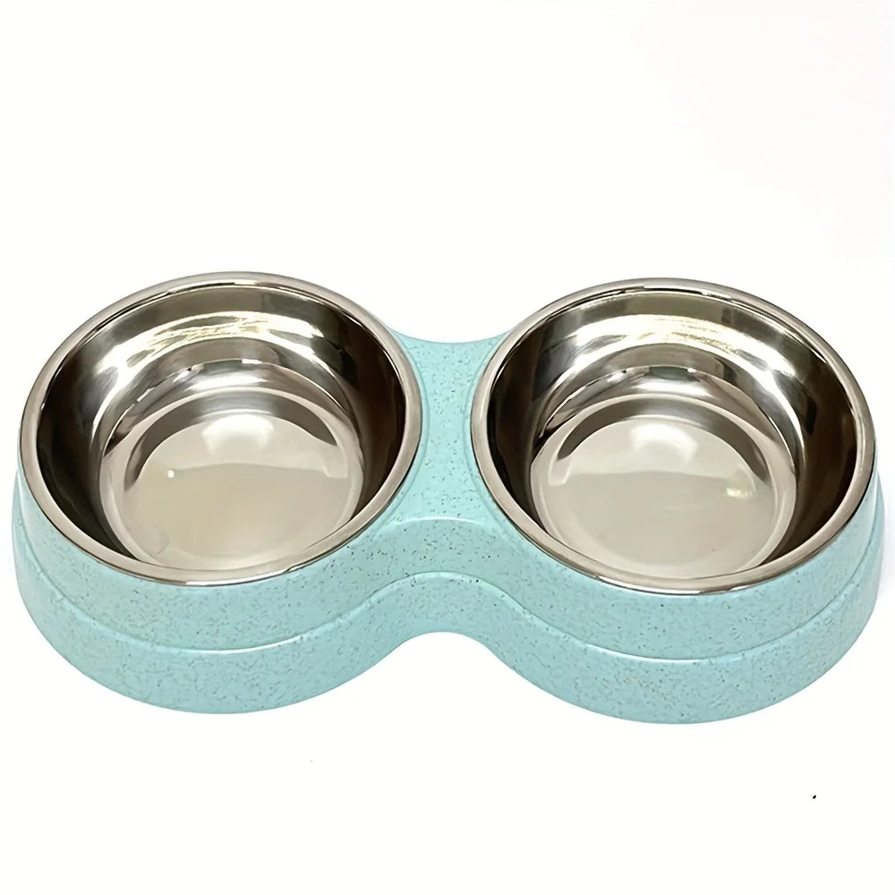 Stainless Steel Double Pet Bowl
