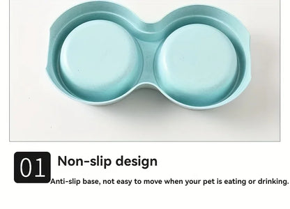 Stainless Steel Double Pet Bowl