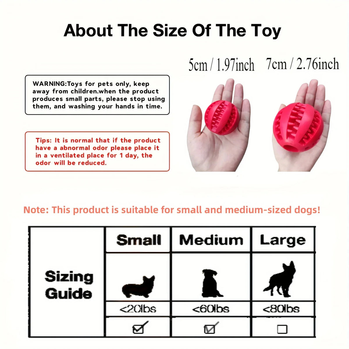 Interactive Treat & Dental Chew Ball