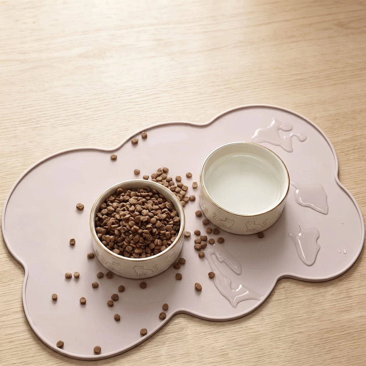 Pet Feeding Mat For Dogs & Cats