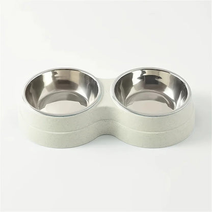 Stainless Steel Double Pet Bowl