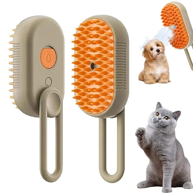 Luxury Steam Spray Pet Grooming Comb