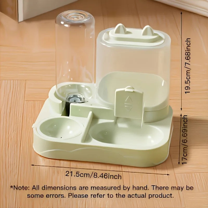 2-in-1 Automatic Gravity Feeder & Water Dispenser