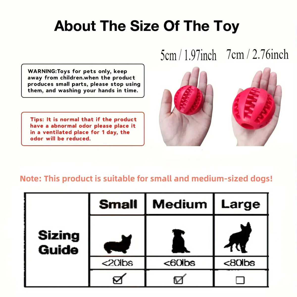 Interactive Treat & Dental Chew Ball