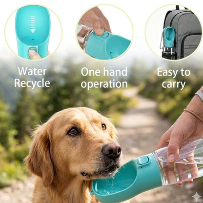 Portable Dog Water Bottle – Leak-Proof & Travel Friendly