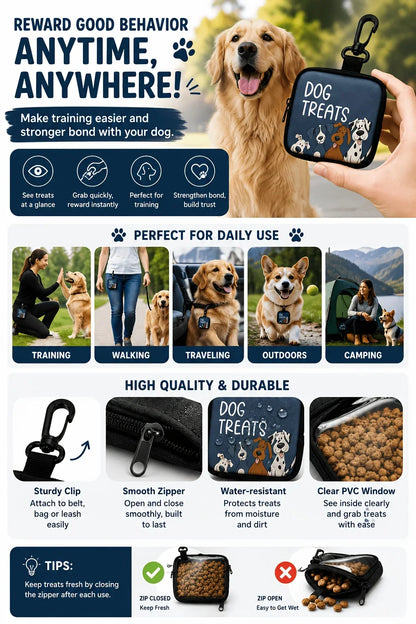 Portable Dog Training Treat Bag