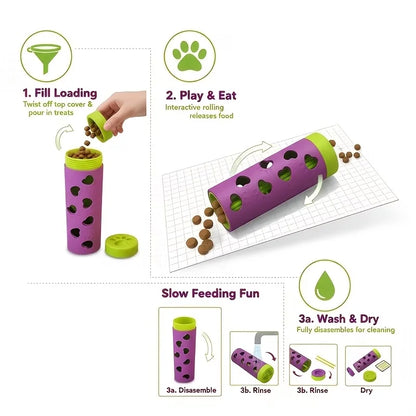 Interactive Slow Feeder & Treat Dispenser