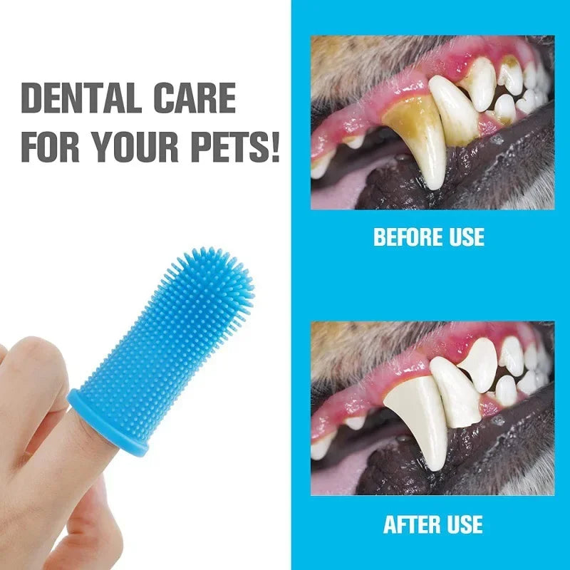 Pet Finger Toothbrush – 360° Dental Cleaning