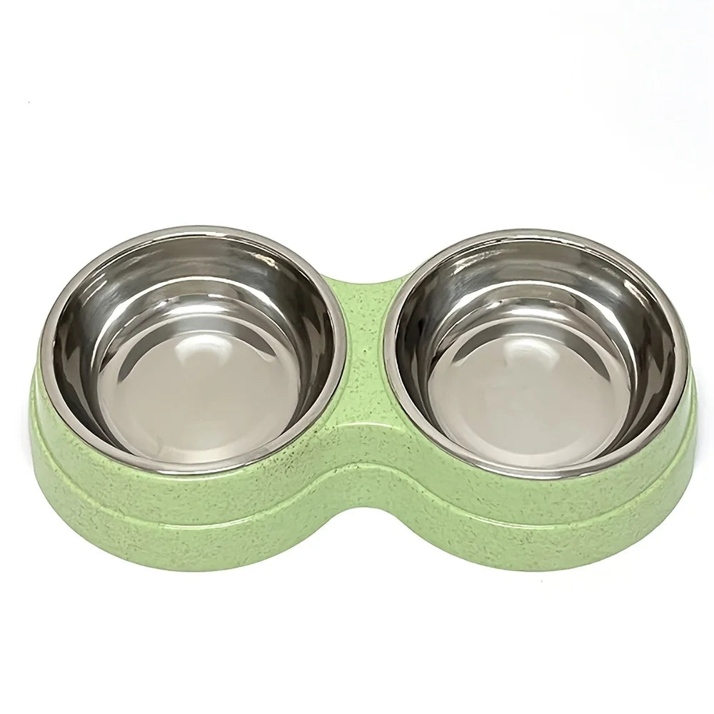 Stainless Steel Double Pet Bowl