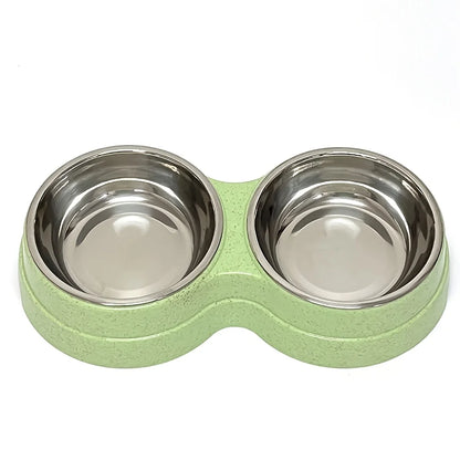 Stainless Steel Double Pet Bowl